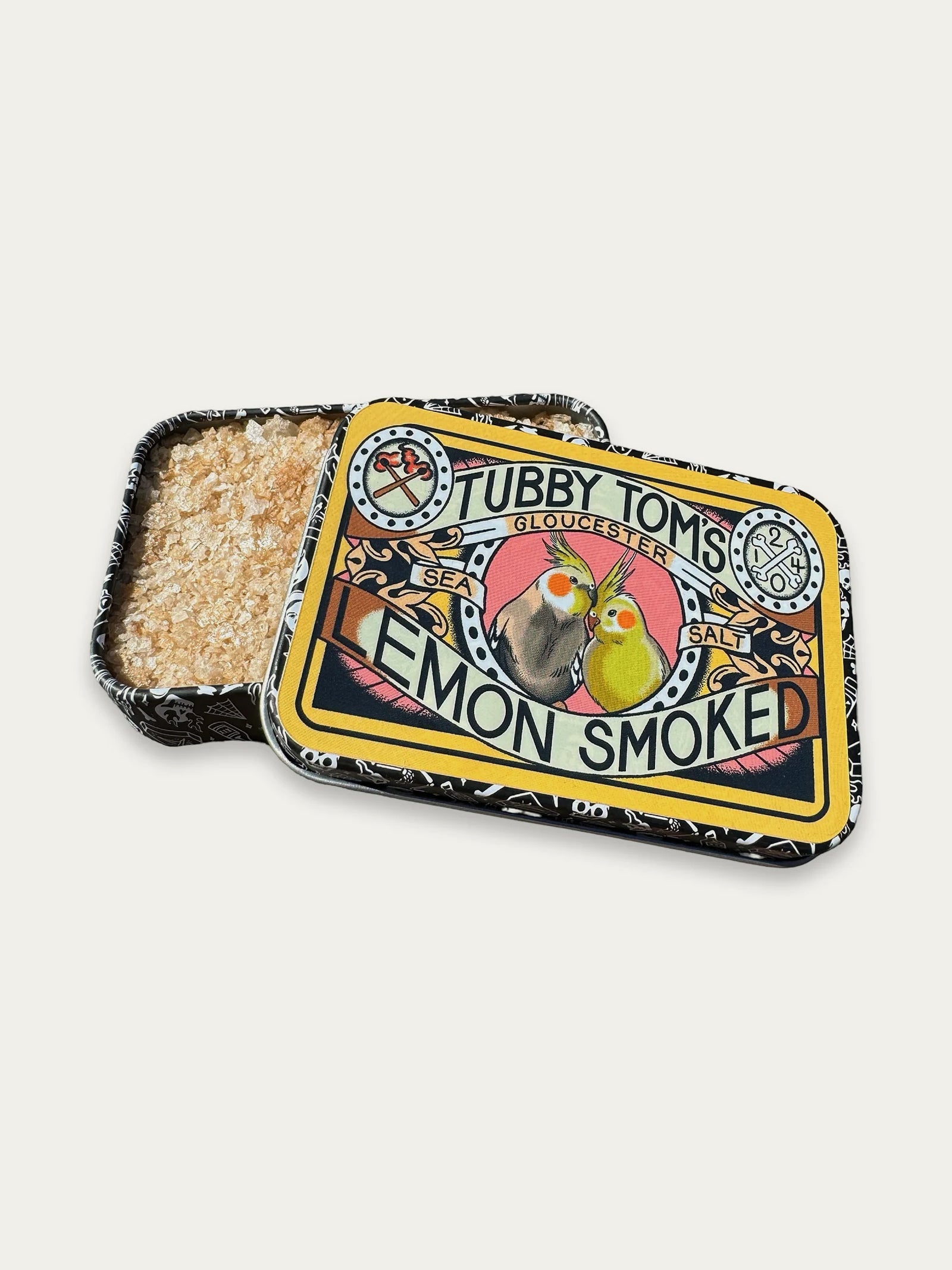 Tubby Tom's Lemon Smoked product with a colorful label on a white background