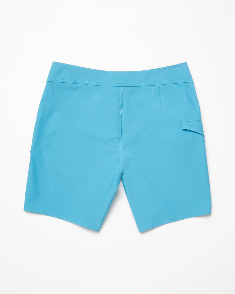 Volcom Mens Lido Solid Mod 18" Boardshorts - Bay Blue - ManGo Surfing
