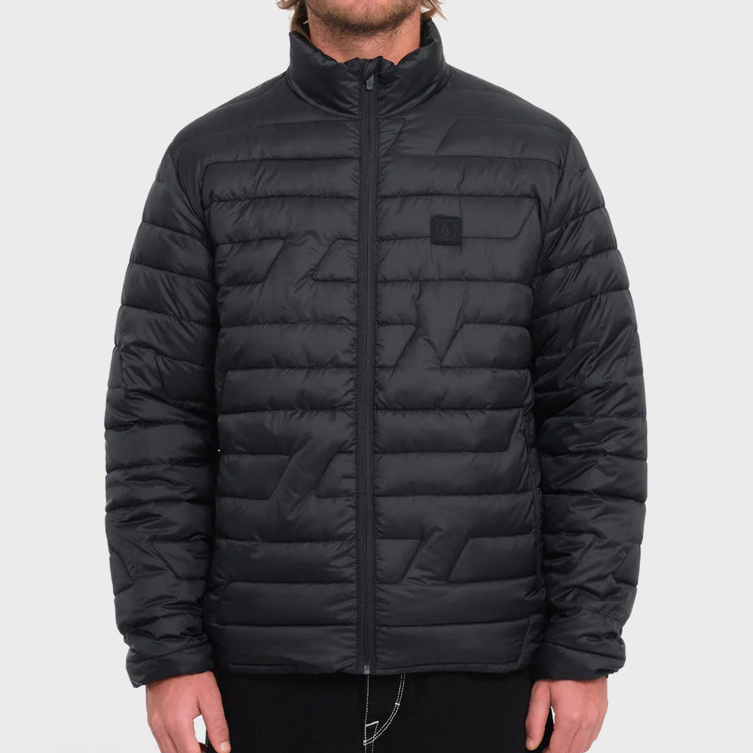Volcom Mens Weestone Puff Jacket - Black - ManGo Surfing