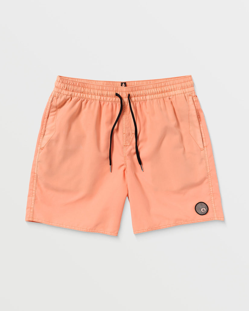 Volcom Mens Center Trunk 17" Boardshorts - Peach - ManGo Surfing