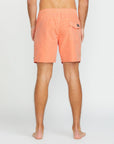 Volcom Mens Center Trunk 17" Boardshorts - Peach - ManGo Surfing