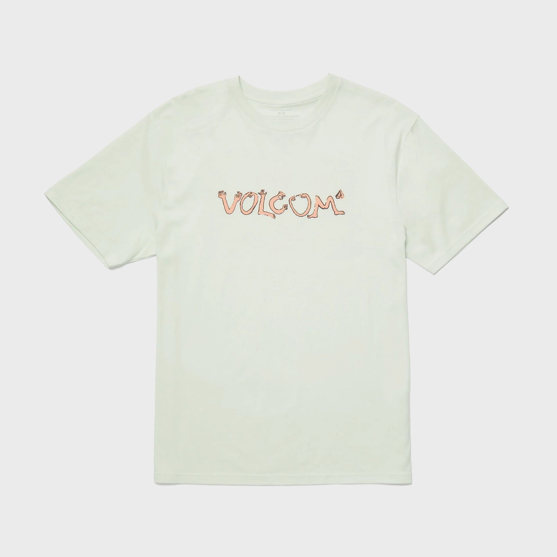 Volcom Mens Crazybal T-Shirt - Cloud Blue - ManGo Surfing