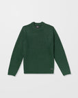 Volcom Green sweater on a light gray background