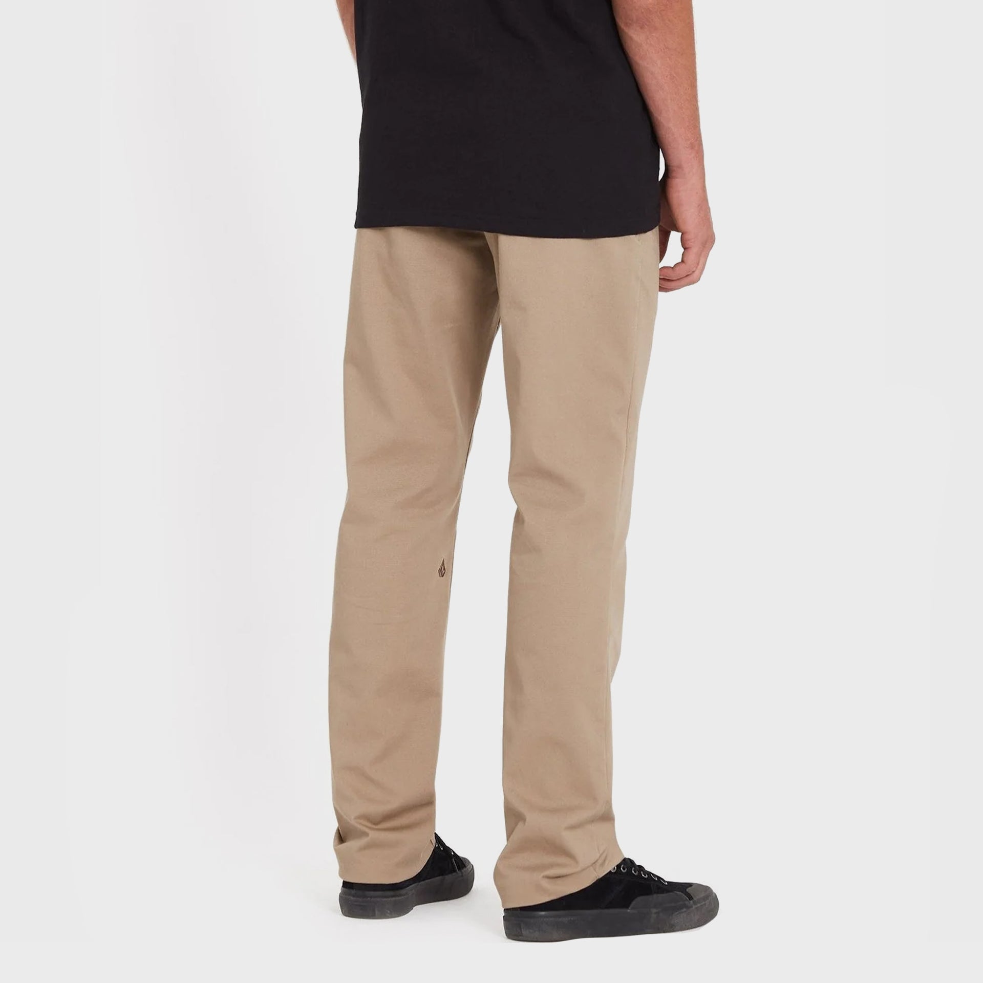 Volcom Mens Frickin Modern Stretch Trousers - Khaki - ManGo Surfing