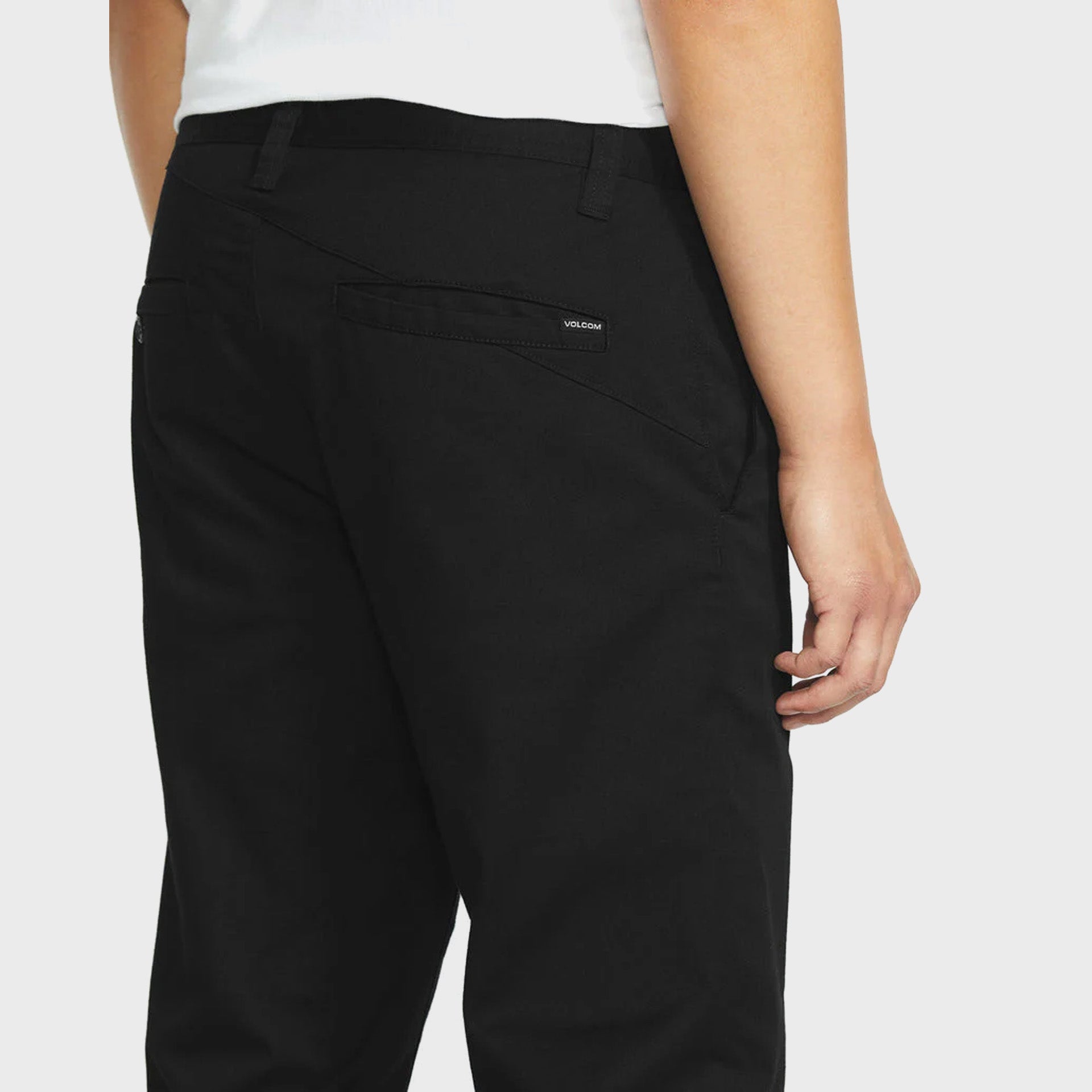 Volcom Mens Frickin Modern Stretch Trousers - Black - ManGo Surfing