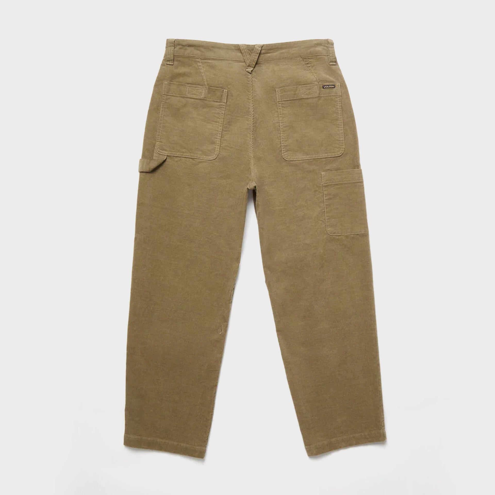 Volcom Mens Kraftsman Corduroy Trousers - Khaki - ManGo Surfing