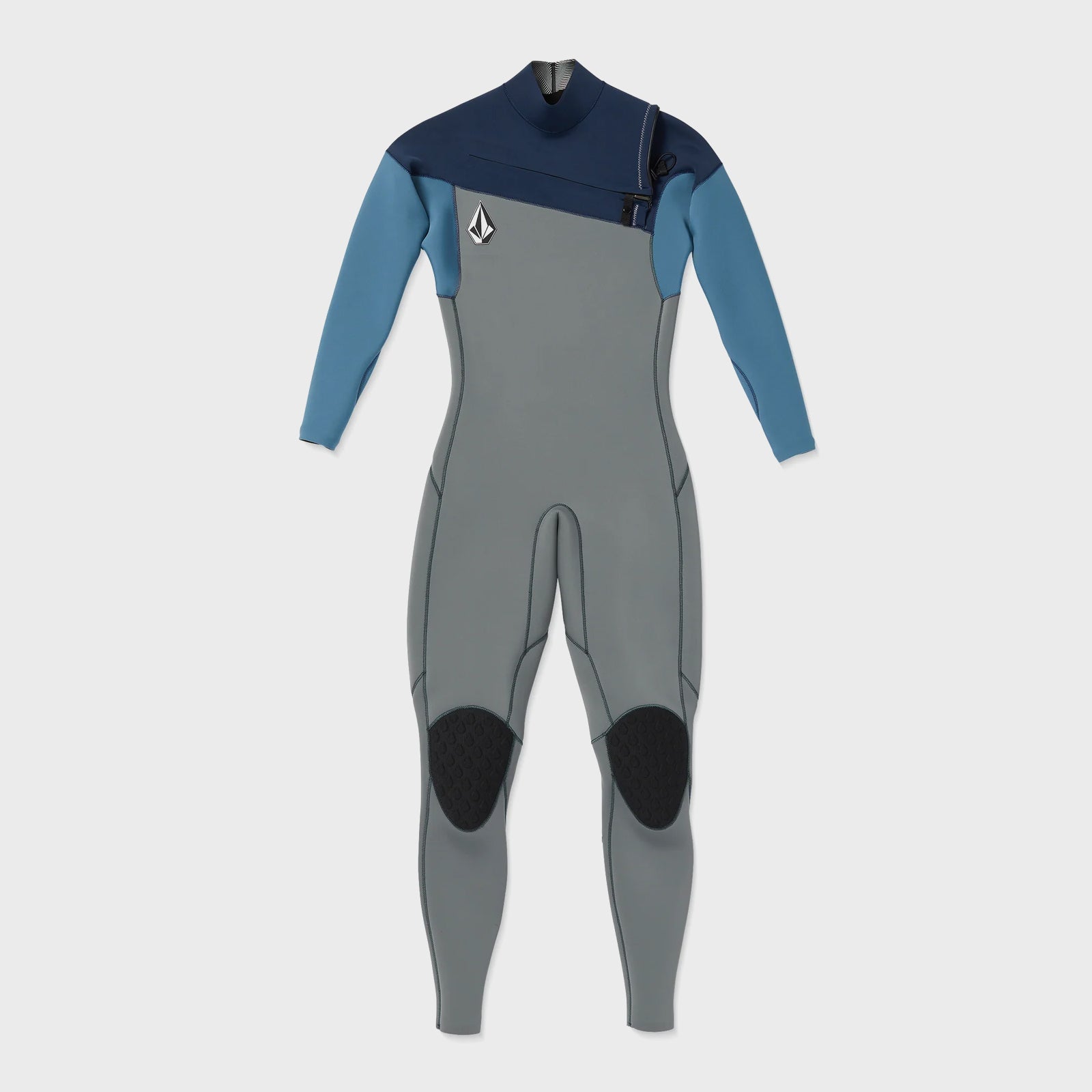 Volcom Mens Modulator 3/2 Chest Zip Wetsuit - Cruzer Blue - ManGo Surfing