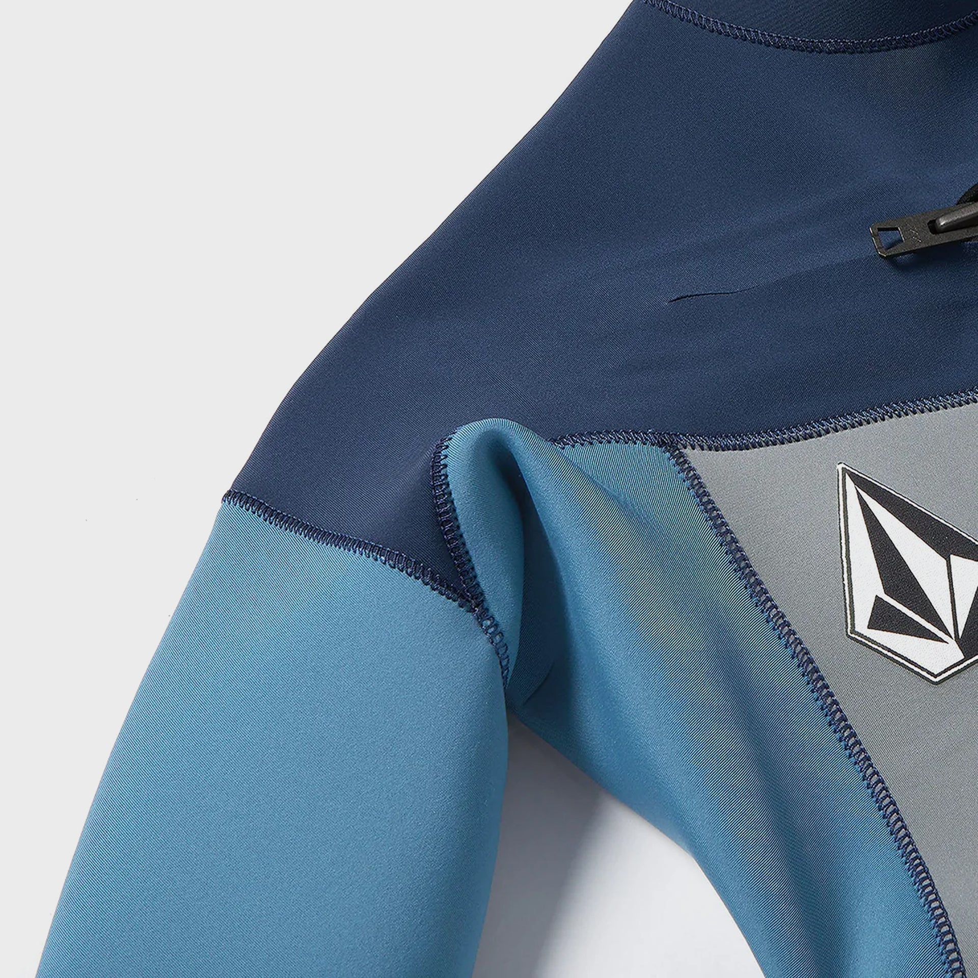 Volcom Mens Modulator 4/3 Chest Zip Wetsuit - Cruzer Blue - ManGo Surfing