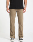 Volcom Mens Solver 5 Pocket Corduroy Trousers - Brindle - ManGo Surfing