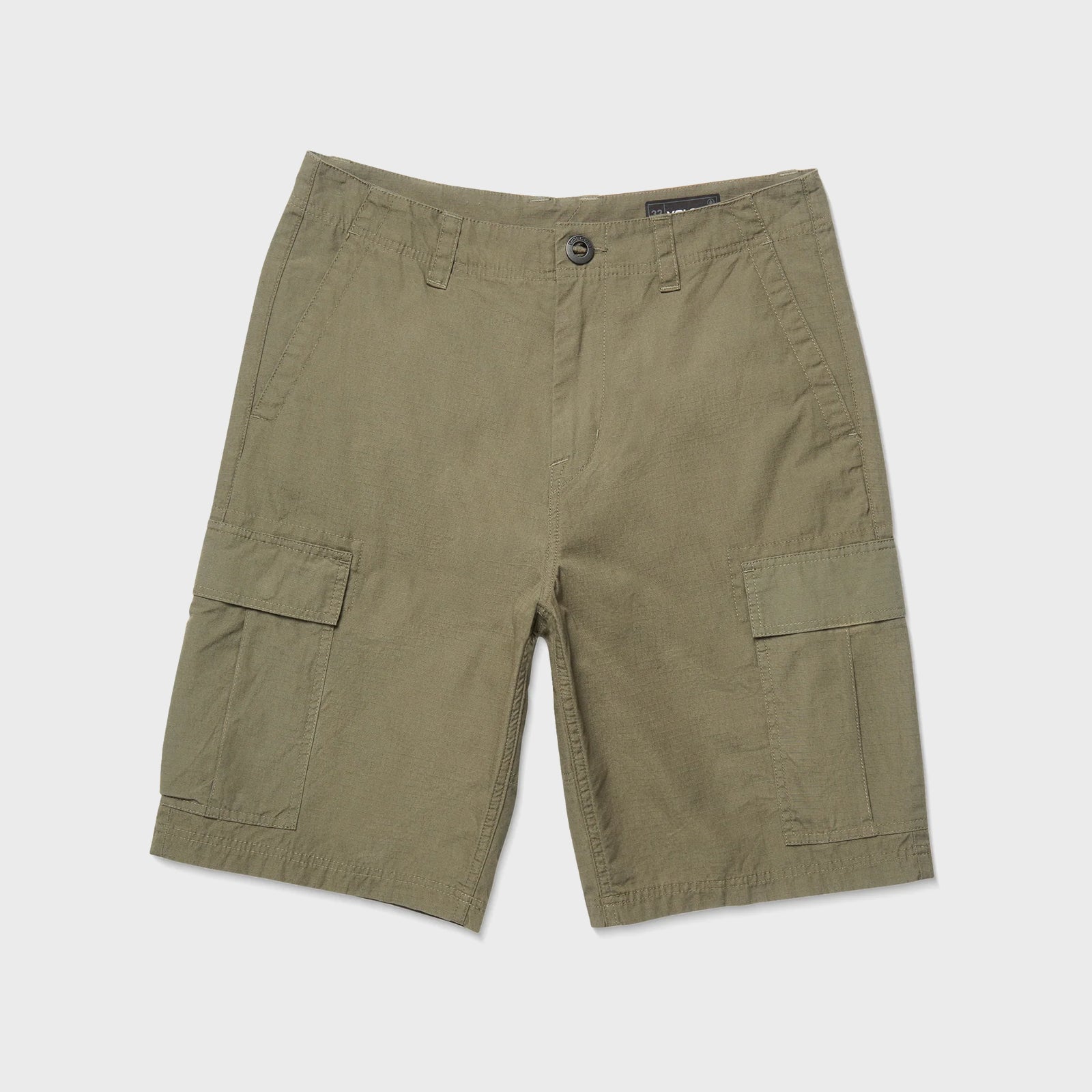 Volcom Mens Strange Tripper Cargo 22" Shorts - Wintermoss - ManGo Surfing