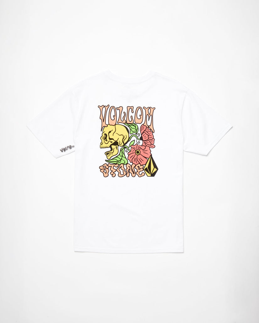 Volcom Mens Tooflow T-Shirt - White - ManGo Surfing