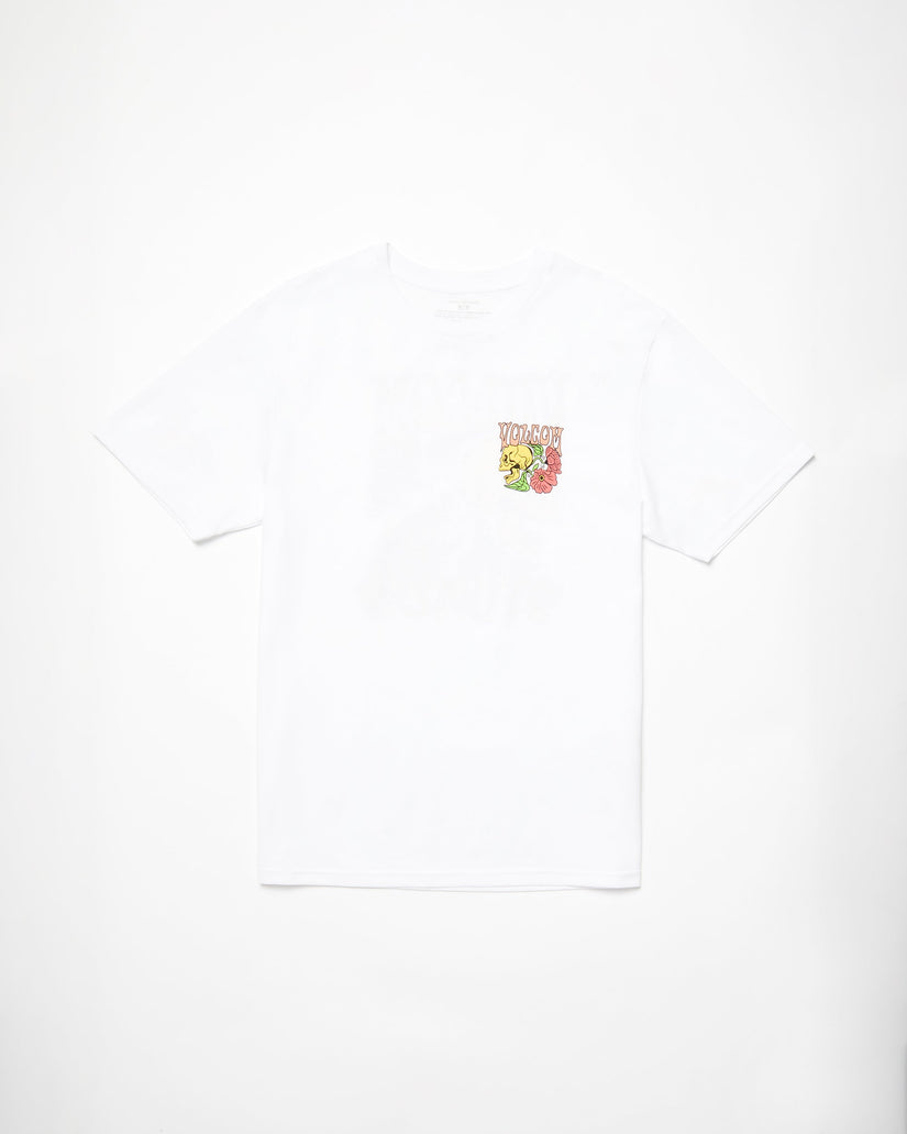 Volcom Mens Tooflow T-Shirt - White - ManGo Surfing