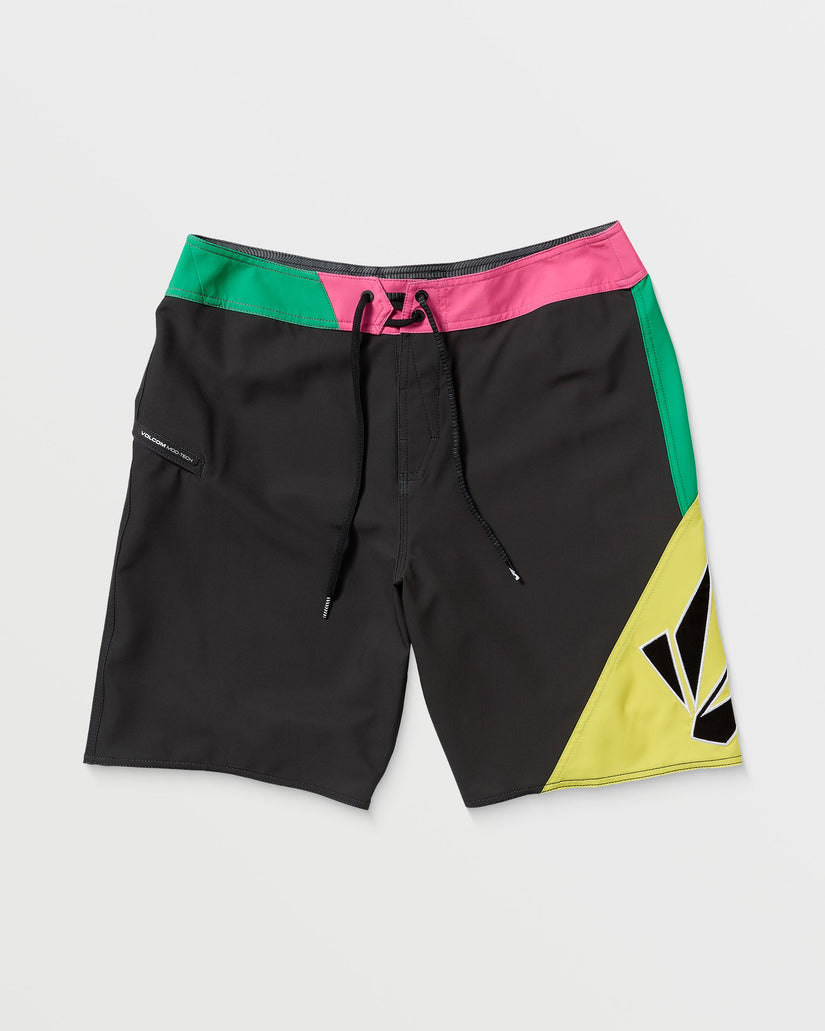 Volcom Mens Vee Bee Mod 20" Boardshorts - Black - ManGo Surfing
