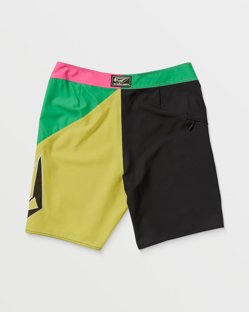 Volcom Mens Vee Bee Mod 20" Boardshorts - Black - ManGo Surfing
