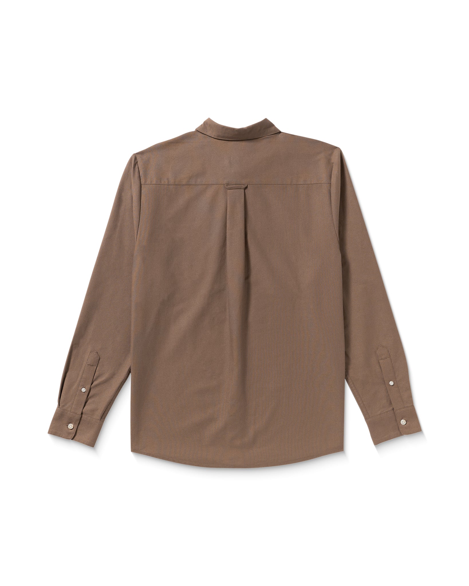 Brown shirt on a white background