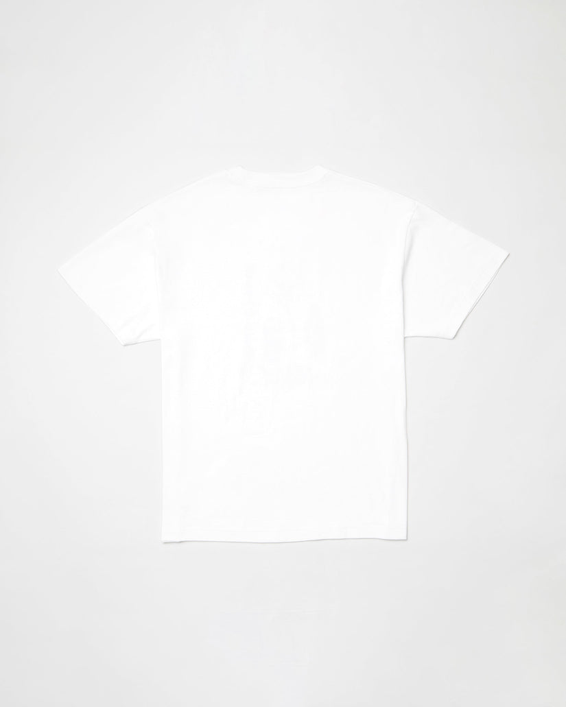 Volcom Unisex FA Bob Mollema 3 T-Shirt - White - ManGo Surfing