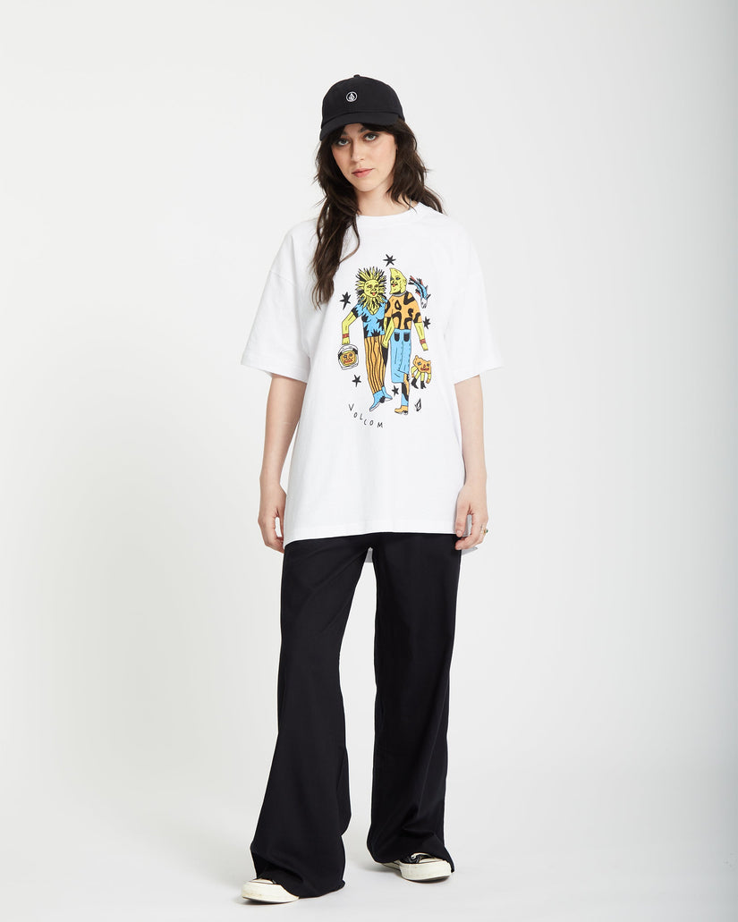 Volcom Unisex FA Bob Mollema 3 T-Shirt - White - ManGo Surfing