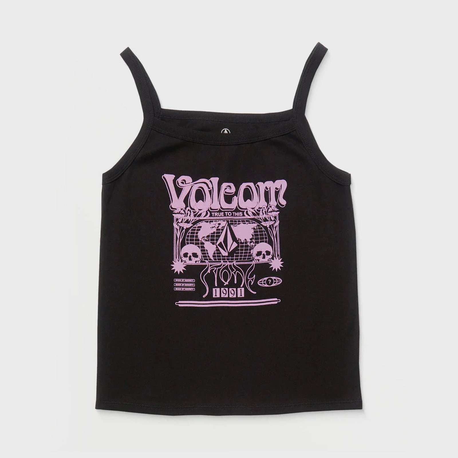 Volcom Womens 1991 Strappy Tank Top - Black - ManGo Surfing
