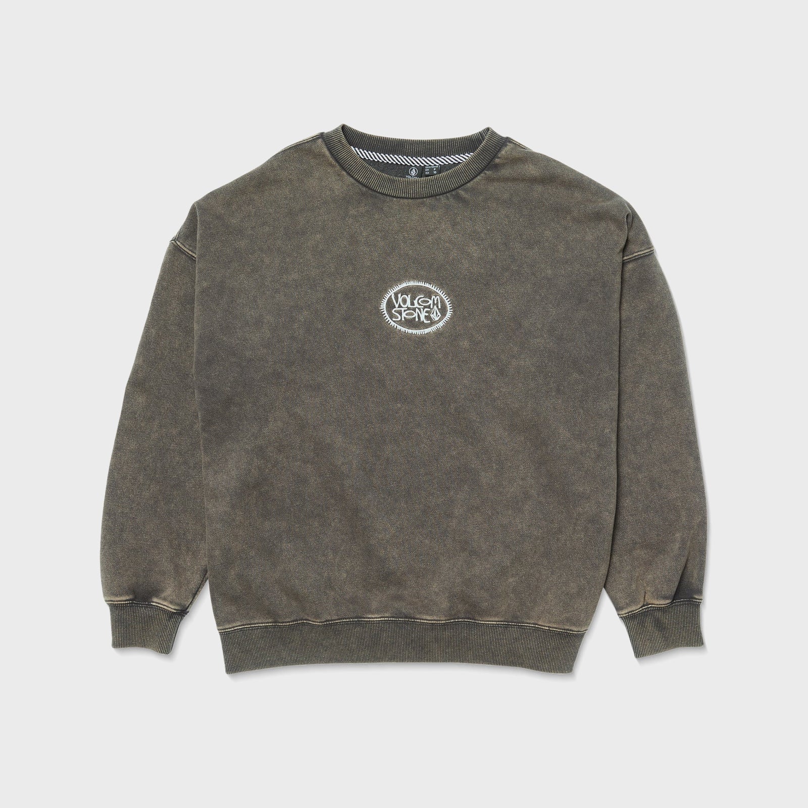 Volcom Womens Stone Crew Sweatshirt - Vintage Black - ManGo Surfing