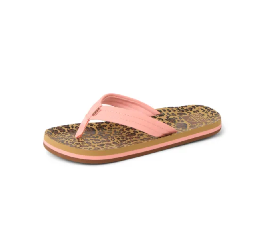 Reef Kids Ahi Sandals - Leopard/Canyon Sunset