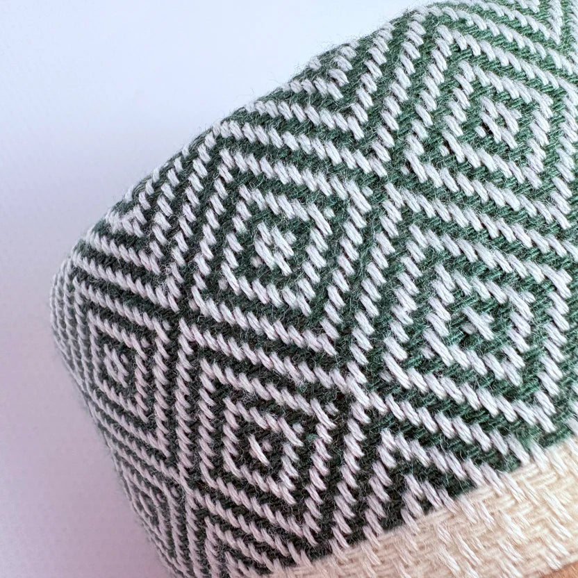 Weavico - Diamond Turkish Beach Towel - 100% Cotton - Dark Green