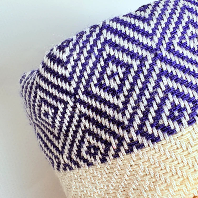 Weavico - Diamond Turkish Beach Towel - 100% Cotton - Navy