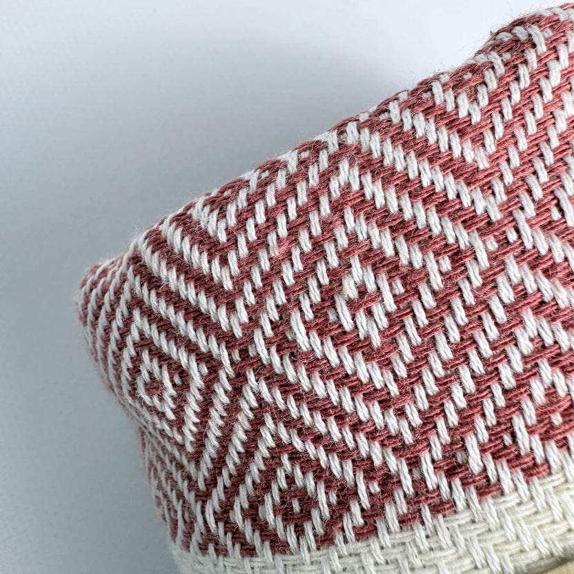 Weavico - Diamond Turkish Beach Towel - 100% Cotton - Terracotta