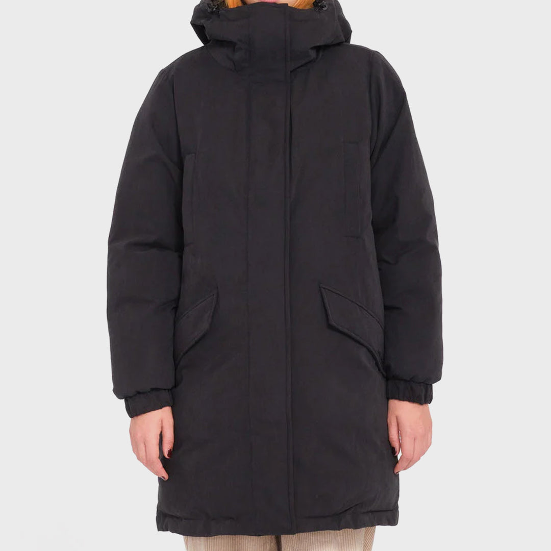 Volcom Womens Sleepi Puff Up Parka - Black - ManGo Surfing