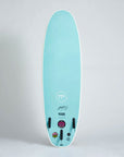 Mick Fanning Beastie Supersoft Surfboard Multi Box 3F - White/Teal - ManGo Surfing