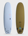 Mick Fanning Double Rainbow Super Soft (Screw Thru 3F) Surfboard - Sky/Soy