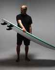 Mick Fanning Beastie Epoxy Pro (FCSII 3F) Surfboard - Ice - ManGo Surfing
