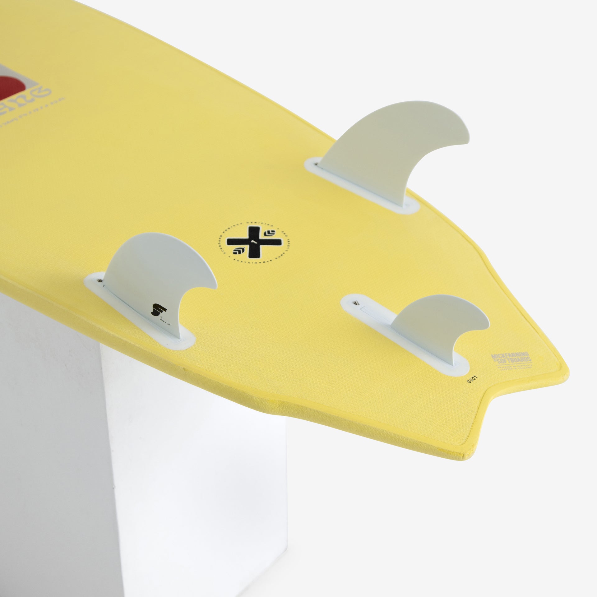 Mick Fanning X Laura Enever Ying Yang Surfboard - Sugar Cookie - ManGo Surfing