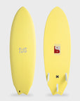 Mick Fanning X Laura Enever Ying Yang Surfboard - Sugar Cookie - ManGo Surfing
