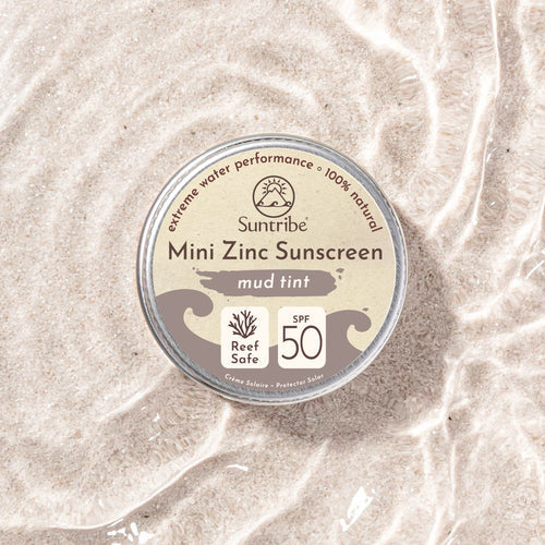 Suntribe Organic Mineral Mini Zinc Tin SPF 50 - Mud Tint