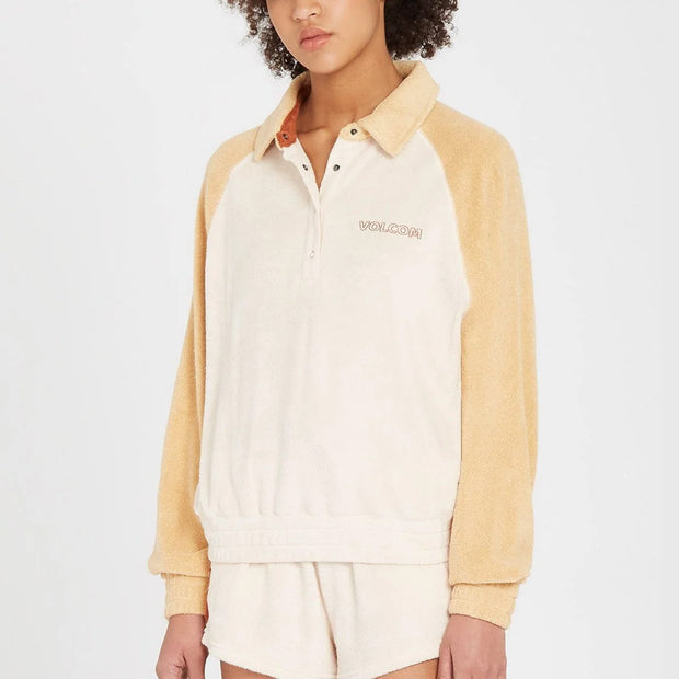 Mioumeow Sweatshirt - Womens Pullover Fleece - Sand