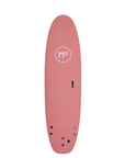 7'0 Surf School Super Soft Surfboard - Screw Thru 3F - Coral - ManGo Surfing