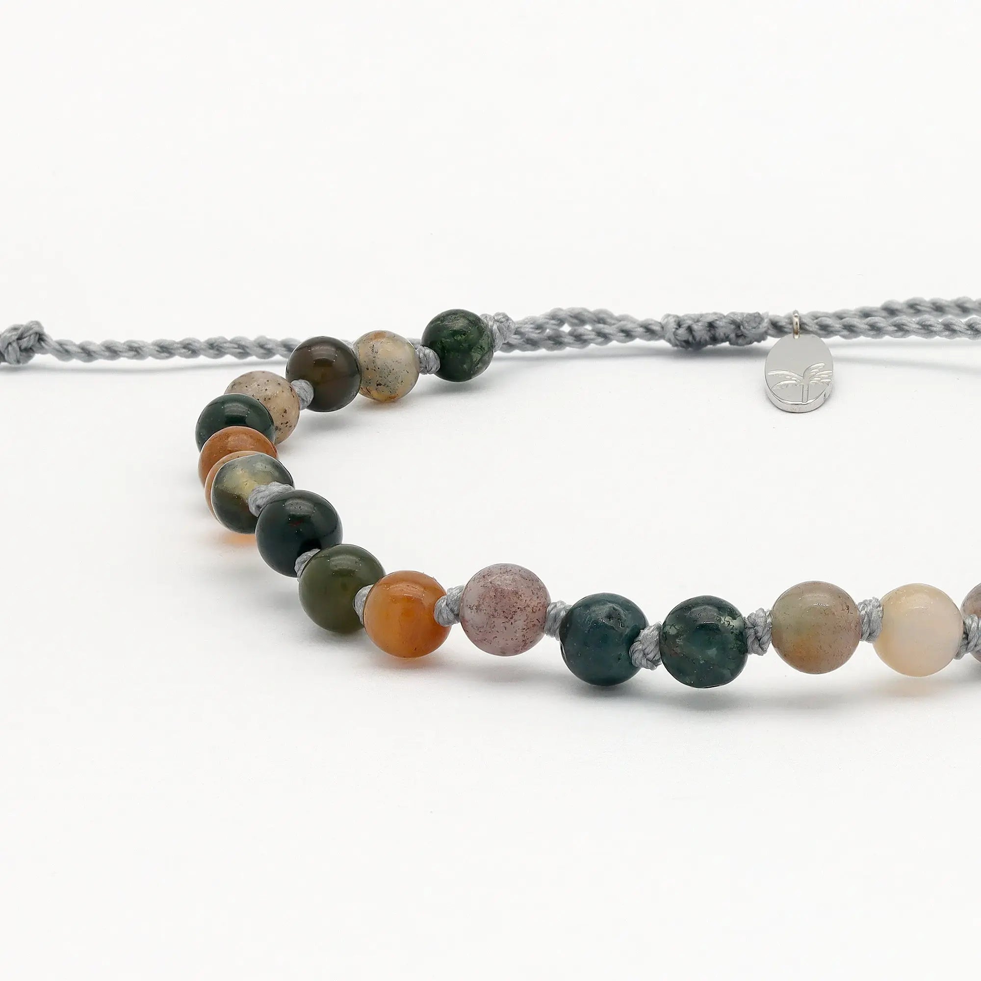 Pineapple Island Kekuatan Indian Agate Gemstone Bracelet - India Agate