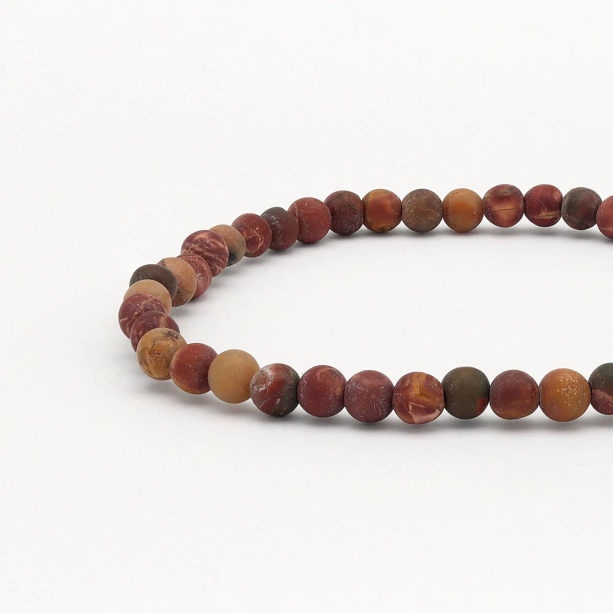 Pineapple Island Mãlie Red Turquoise Stretchy Bracelet - Red Turquoise Matte