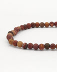 Pineapple Island Mãlie Red Turquoise Stretchy Bracelet - Red Turquoise Matte