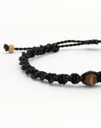 Pineapple Island Memutar Cord and Gemstone Bracelet - Tigers Eye