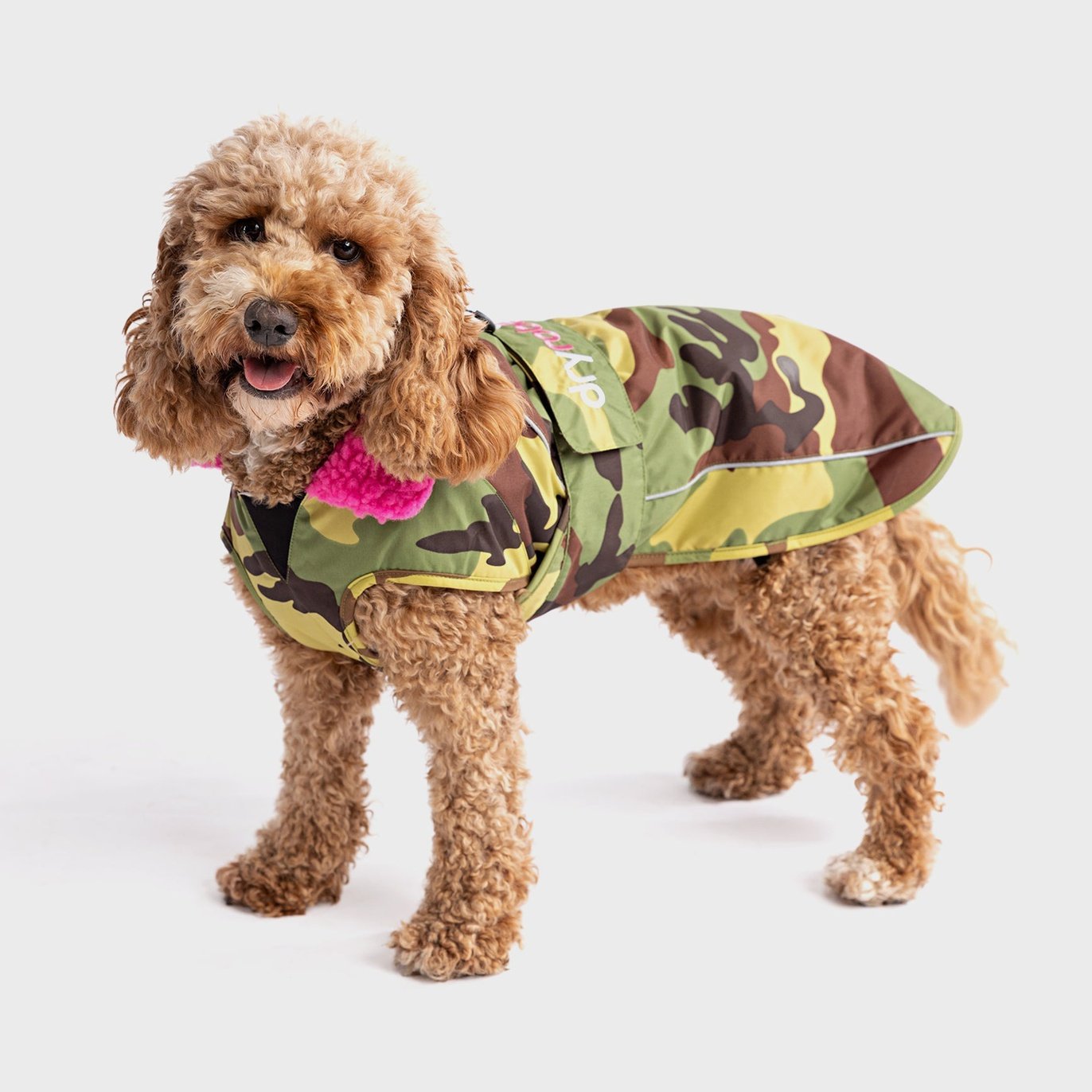 Dryrobe Dog Coat (X-Large) - Camo Pink - ManGo Surfing