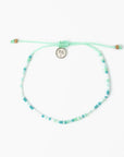 Pineapple Island Alila Dainty Beaded Bracelet - Green