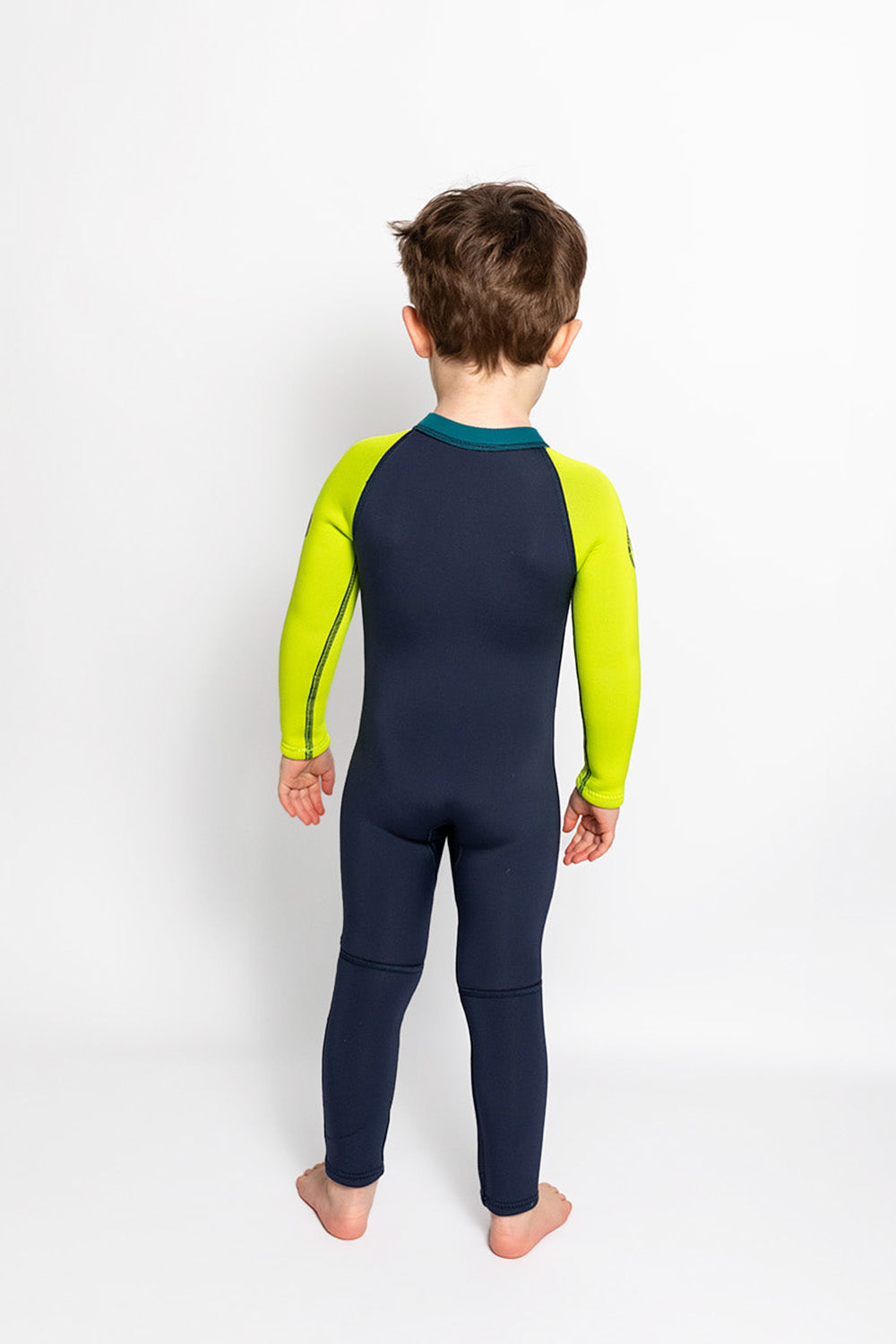 C-Skins C-Kids NuWave Baby FZ Steamer - Bluestone/Lime
