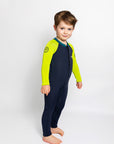 C-Skins C-Kids NuWave Baby FZ Steamer - Bluestone/Lime