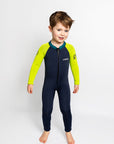 C-Skins C-Kids NuWave Baby FZ Steamer - Bluestone/Lime