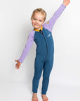 C-Skins C-Kids NuWave Baby FZ Steamer - Steel Blue/Lilac