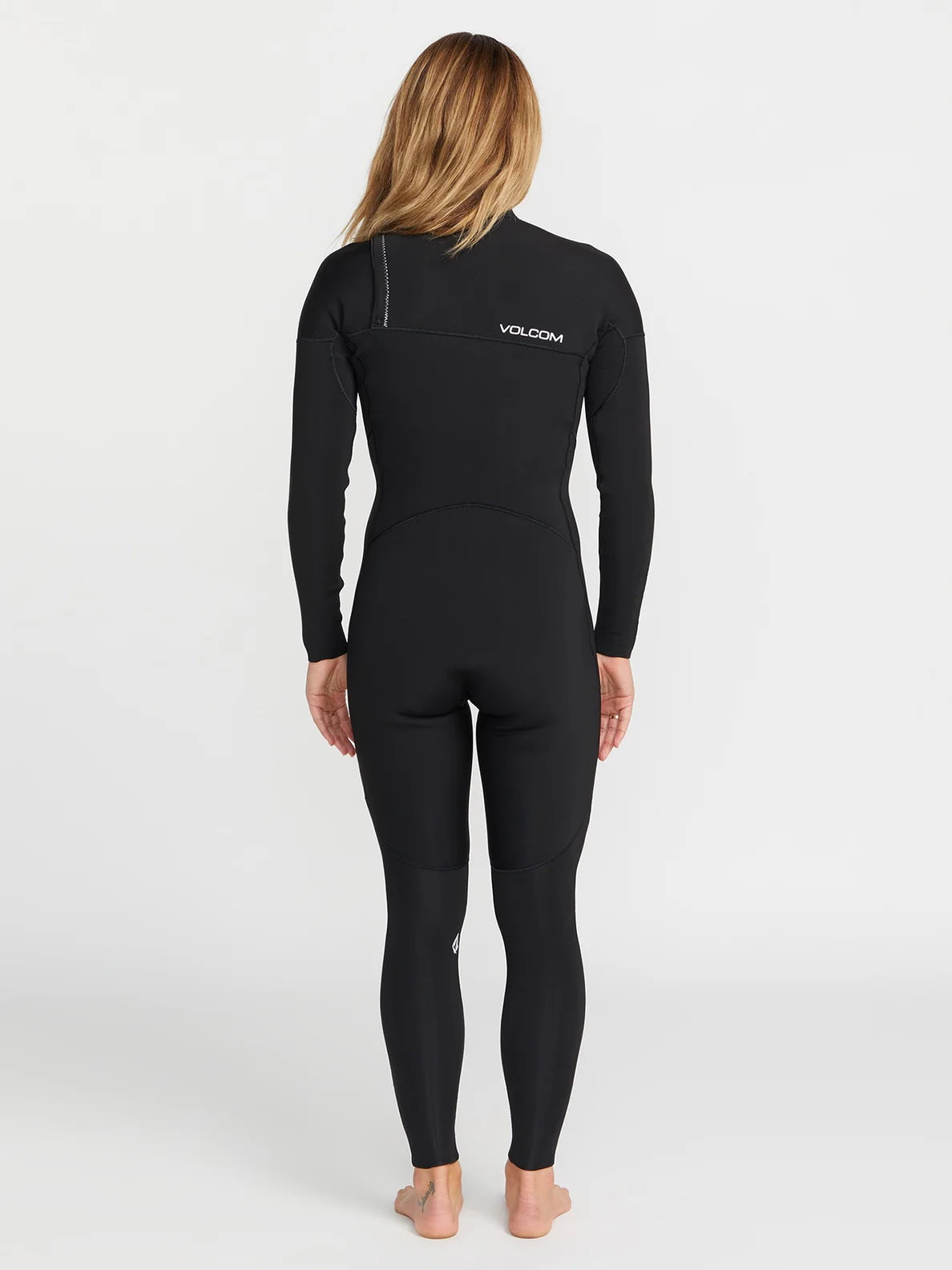 Volcom Womens Modulator 4/3mm Chest Zip Wetsuit - Black - ManGo Surfing