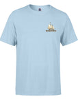 Old Guys Rule 'Sailing Through Life' T-Shirt - Light Blue