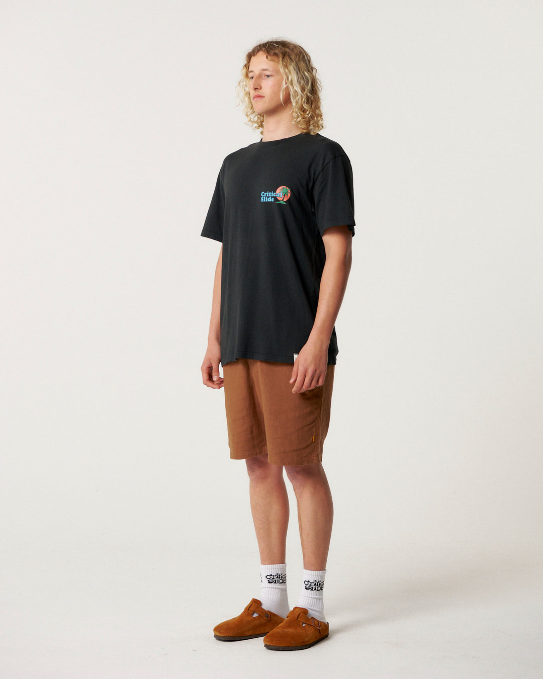The Critical Slide Society Mens Oasis T-Shirt - Vintage Black