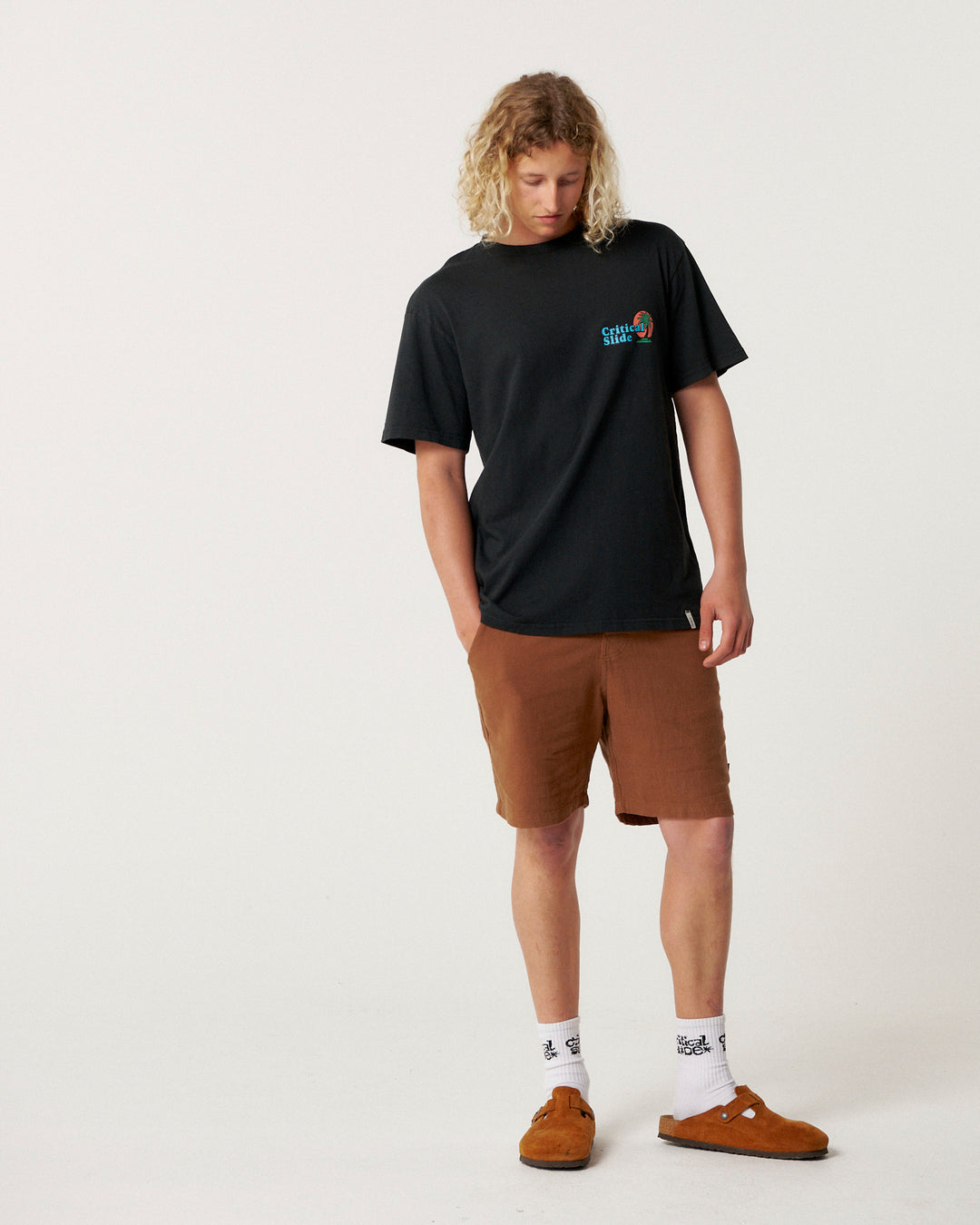The Critical Slide Society Mens Oasis T-Shirt - Vintage Black